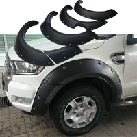 FFD39 Accessoires 4x4 de haute qualité Pièces automobiles ABS Black Extended Fender Flares pour Ford Ranger