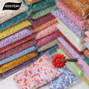 500g de granulés de cire de laque de tournesol / Plusieurs couleurs au choix / Ensemble de tampons de cire à cacheter / Décoration d'enveloppes / Vente en gros - Product Image 1