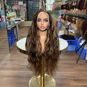Perruque de cheveux de haute qualité SDD en couleur piano, 30 pouces, vague corporelle, perruque personnalisée avec dentelle transparente 13*4 - Product Image 1