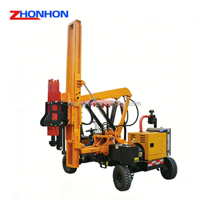 آلة حفر هيدروليكية متعددة الوظائف 3 في 1 من Zhonhon لتركيب وصيانة الحواجز الواقية - Product Image 5