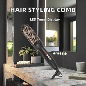 Sèche-cheveux brosse 5-en-1 haute vitesse anti-frisottis pour séchage rapide, multi-styler avec boucleurs auto-enroulants - Product Image 2