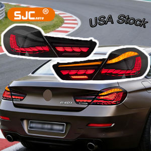 Feux arrière SJC pour BMW Série 6 <span class=keywords><strong>F12</strong></span> F13 2012-2019, style écailles de dragon, LED <span class=keywords><strong>GTS</strong></span>, plug and play, feux de freinage, clignotants, feux arrière - Product Image 1