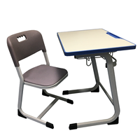 Table d'écriture et chaise de bureau de lecture de bibliothèque de collage bon marché fabricant