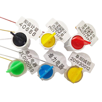 You Chuang YC-F015 Scellé de sécurité inviolable pour compteur électrique (avec numéro de série) à verrouillage par torsion en PC+ABS/ABS, personnalisable