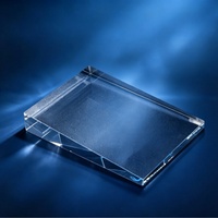 Plaque en cristal K9 vierge biseautée, gravée au laser sur mesure, trophée rectangulaire en cristal, récompense d'entreprise, souvenir, cadeau