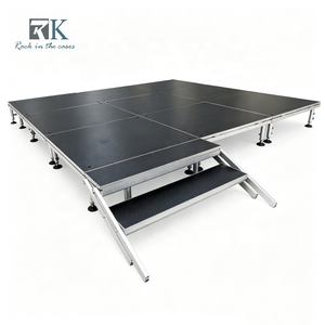 เวทีกลางแจ้งประกอบง่าย เวทีอลูมิเนียมพร้อมพื้นผิวกันลื่นสำหรับขาย - Product Image 1