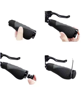 Poignées de vélo BMX ergonomiques, antidérapantes, en caoutchouc souple, en aluminium, pour VTT, poignées de guidon de vélo légères, diamètre de serrage 20-22.5mm - Product Image 4