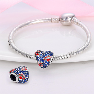 Vente en gros de breloques en argent sterling 925 de haute qualité pour la fabrication de bijoux DIY, pendentifs en forme de patte pour bracelets et joncs - Product Image 2