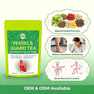 <span class=keywords><strong>ชา</strong></span>สมุนไพร OEM Natural Ve*ssels Guard ช่วยเพิ่มการไหลเวียนโลหิต บำรุงสุขภาพหลอดเลือด บรรเทาอาการชาในร่างกาย - Product Image 1
