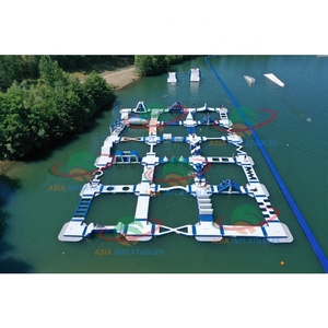 Obstacles aquatiques gonflables personnalisés, équipement d'amusement flottant, méga île flottante, <span class=keywords><strong>aire</strong></span> <span class=keywords><strong>de</strong></span> <span class=keywords><strong>jeux</strong></span> <span class=keywords><strong>gonflable</strong></span> pour le plaisir <span class=keywords><strong>aquatique</strong></span> des adultes - Product Image 4