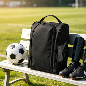 Sac de rangement pour chaussures de voyage, en tissu Oxford, fermeture à cordon, housse de chaussures respirante, réutilisable, portable, pour les sports de plein air - Product Image 4