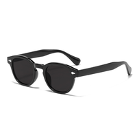 Lunettes de soleil ovales vintage unisexes, monture intégrale en PC, verres de protection UV400, légères, durables, style rétro, pour la conduite et les voyages