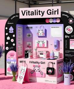 Diseño de Tienda Pop-Up Personalizada para Marcas de Juguetes y Belleza |   Solución de Visual Merchandising Modular y Equipamiento de Quioscos Minoristas Kawaii - Product Image 3