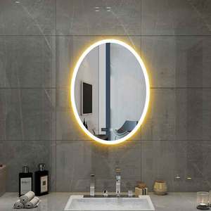 <span class=keywords><strong>Espejo</strong></span> de baño de maquillaje LED ajustable <span class=keywords><strong>con</strong></span> <span class=keywords><strong>espejo</strong></span> inteligente de Hotel <span class=keywords><strong>con</strong></span> lente luminosa para decoración de inodoro - Product Image 2