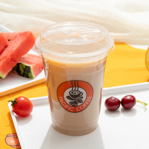 12oz 14oz 16oz disposable plastic smoothie cups with lids custom plastic cups no minimum