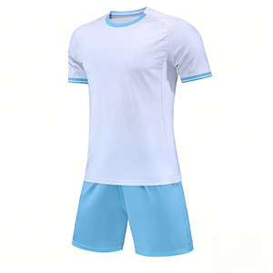 Conjunto de Camisetas de Fútbol Retro de Calidad Tailandesa Baratas, Vintage, 100% Poliéster Transpirable, Polo de Manga Corta para Hombre, Conjunto de Camisetas de Fútbol para Adultos - Product Image 1
