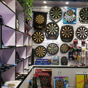 DINGZHUN <span class=keywords><strong>Cible</strong></span> de fléchettes électronique automatique en plastique avec 18 types de jeux et 159 façons de jouer - Product Image 4