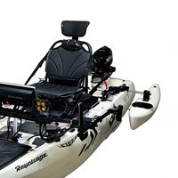 Stabilisateur de kayak en LLDPE - Flotteur d'équilibre à haute flottabilité avec rangement multifonctionnel et support - Capacité 1 personne - Écologique