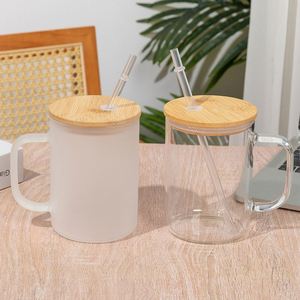 Taza de Café Moderna y Elegante de Vidrio de 15 oz con Asa para Conferencias de Oficina Ejecutiva - Product Image 3