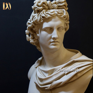 Busto della scultura della statua di apollo del marmo greco di alta qualità all'ingrosso di arti ideali - Product Image 2