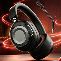 Casque de jeu 2026 avec basses puissantes, casque supra-auriculaire, charge rapide, casque de jeu avec récepteur USB 2.4G
