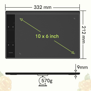 VEIKK A30 Tablette de dessin numérique abordable avec stylet pour débutants et professionnels, idéale pour la photographie et la modélisation 3D - Product Image 2