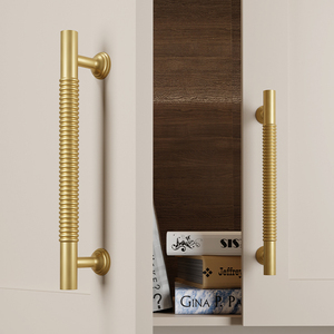 Qiansi đồ nội thất hiện đại xử lý <span class=keywords><strong>Retro</strong></span> rắn brass Tủ cửa xử lý ánh sáng sang trọng tủ quần áo Tủ Ngăn Kéo cửa xử lý - Product Image 2