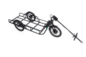 <span class=keywords><strong>Remorque</strong></span> électrique de cargaison de tricycle de roues de l'acier au carbone 3 pour le transport de bicyclette - Product Image 4