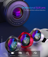 Drop Shipping 4K HD Super Wide Angle 15X Eyelash Macro Lens 2 in 1 Camera Lens Accessory for iPhone 13