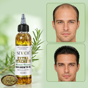 Siero per la Crescita dei Capelli alle Erbe 120ml, Olio Biologico al Rosmarino per Stimolare la Crescita e Contrastare la Caduta dei Capelli, Logo Personalizzabile - Product Image 3