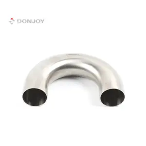 Donjoy SS304 1/2 "-6" Bpe Sanitaire Montage Elleboog 180 Graden Pijp Elleboog Roestvrij Staal Elleboog