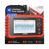 Escáner de Diagnóstico LAUNCH CRP129X Plus OBD2, Herramienta de Diagnóstico para Todos los Sistemas del Automóvil, 8 Funciones de Reinicio, Escáner de Diagnóstico para Todos los Automóviles, Actualización Gratuita