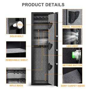 <span class=keywords><strong>Coffre</strong></span>-<span class=keywords><strong>fort</strong></span> en acier ignifuge d'accès de pistolet de Digital & Fingerprint avec la serrure numérique électronique pour <span class=keywords><strong>le</strong></span> stockage de maison et d'hôtel-coffres-forts électroniques - Product Image 2