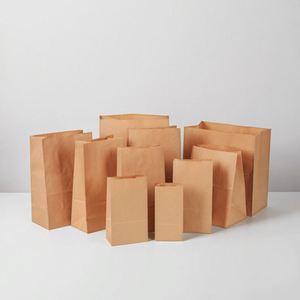 Bolsa de Papel Kraft Marrón Ecológica para Empacar Pan, Bolsas de Papel Kraft de Grado Alimenticio - Product Image 2