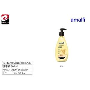 JABÓN EN CREMA DE AVENA 500ml, Desinfectante Líquido Premium para Manos con Efecto Hidratante, Principalmente Aceite de Oliva, Tipo Jabón de Tocador - Product Image 1