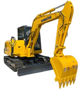 Excavatrice hydraulique utilisée de PC56-7 de KOMATSU pelle sur chenilles de 5.5 tonnes Excellent état avec le moteur et la pompe - Product Image 1