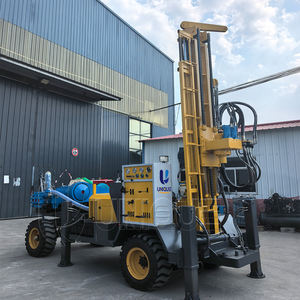 Plataforma de perforación de pozos de agua portátil 200m Plataforma de perforación de pozos de agua sobre orugas de alta eficiencia para la venta Precio de fábrica - Product Image 1