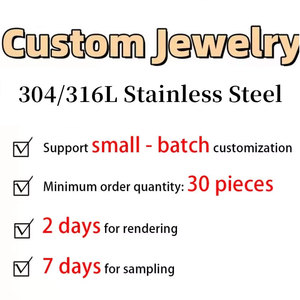 Fabricantes de joyería personalizada collar pendientes anillos pulsera diseño logotipo Acero inoxidable joyería chapada en oro - Product Image 1