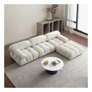Süper yüksek kaliteli modern konfor koltuk takımı lüks oturma odası mobilya mario bellini kanepe yeni tasarımlar deri kesit kanepe