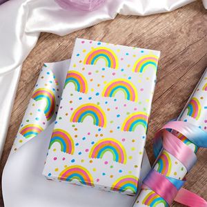 Factory Wholesale 80g <b>Birthday</b> Custom Luxury 43cm X 3m Metallic <b>Paper</b> Roll <b>Wrapping</b> <b>Paper</b> for Packaging - Product Image 4