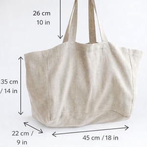 Sac fourre-tout en tissu de lin biodégradable de grande qualité avec fermeture à cordon, logo personnalisé, créations de prestige LTBG719, options de couleurs - Product Image 1