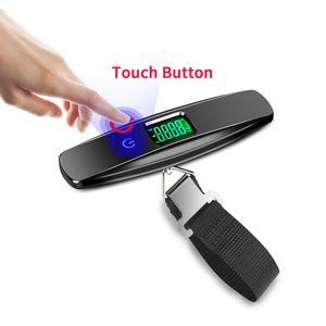 공장 특허 OEM ODM OBM 50kg/110lb 터치 버튼 ABS 스마트 LCD 녹색 백라이트 디스플레이 수하물 무게 - Product Image 4