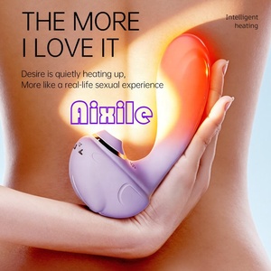 Vibrateur portable pour femmes, jouets pour adultes pour femmes et couples, avec 9 modes de vibration, 9 modes de succion et chauffage, stimulateur du point G, du clitoris et des mamelons - Product Image 5