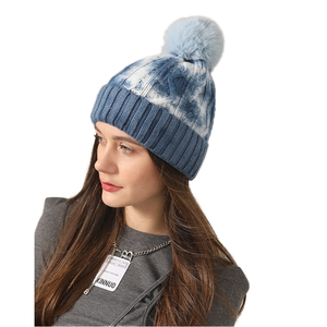 <span class=keywords><strong>Bonnet</strong></span> en tricot torsadé pour <span class=keywords><strong>femme</strong></span> avec <span class=keywords><strong>pompon</strong></span>, doublure polaire, effet mélange, chaud pour l'hiver, avec fausse fourrure, logo personnalisé, OEM, vente en gros - Product Image 2