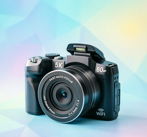 <span class=keywords><strong>Appareil</strong></span> <span class=keywords><strong>photo</strong></span> compact ultra-fin 5K 80MP avec écran HD 3.0 inclinable, autofocus, Wi-Fi, fonction time-lapse et éclairage LED pour la photographie - Product Image 6