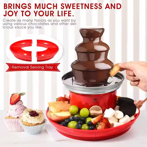 <span class=keywords><strong>Fontaine</strong></span> à <span class=keywords><strong>chocolat</strong></span> commerciale à 3 niveaux <span class=keywords><strong>pour</strong></span> la maison, vente chaude en usine - Product Image 4