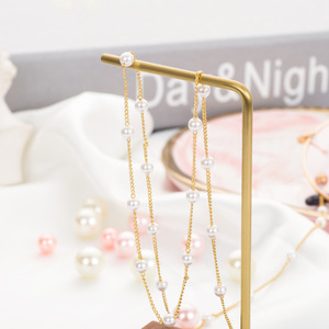 <span class=keywords><strong>Cadena</strong></span> <span class=keywords><strong>para</strong></span> <span class=keywords><strong>Lentes</strong></span> de Sol y Gafas, con Perlas Blancas Elegantes, Accesorios de Moda al por Mayor - Product Image 6