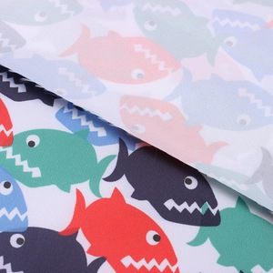 Không thấm nước & thoáng khí trẻ em vải TPU nhiều lớp phim hoạt hình kỹ thuật số in mềm đào da cho bé smocks - Product Image 2