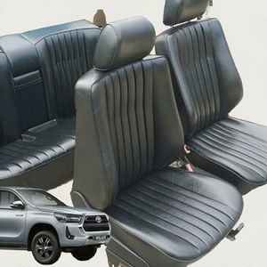 Fundas de Asiento Delanteras de Cuero Impermeables para Auris Land Cruiser 100 Avensis C-HR, Transpirables, para Todas las Estaciones, Juego Completo - Product Image 3