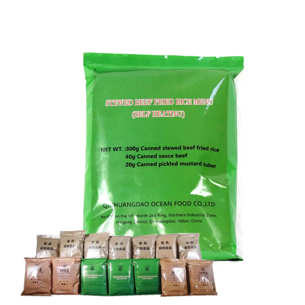 Outdoor Emergency Disaster Survival Ration MRE-Mahlzeiten ess fertig